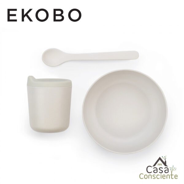 EKOBO – Bebé Set Completo Alimentación (nube)