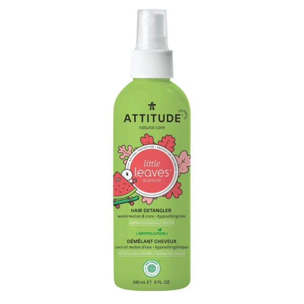 ATTITUDE – Spray para peinar natural Little Leaves- Sandía y Coco (240ml)