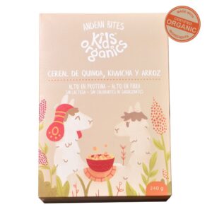 KIDS ORGANICS – Cereal orgánico Andean Bites de Quinua, Kiwicha y Arroz (240gr)