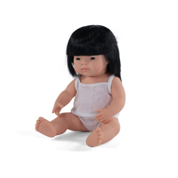MINILAND DOLLS – Muñeca bebé asiática (38cm)